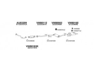 VENEPORTE 800548 išmetimo sistema 
 Išmetimo sistema -> Išmetimo sistema, visa