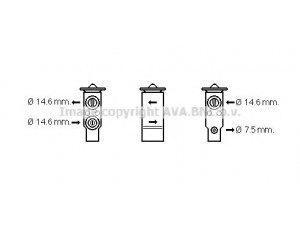 AVA QUALITY COOLING HY1411 išsiplėtimo vožtuvas, oro kondicionavimas 
 Oro kondicionavimas -> Vožtuvai
9762629000, 9762629002