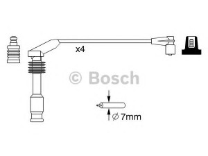 BOSCH 0 986 357 226 uždegimo laido komplektas 
 Kibirkšties / kaitinamasis uždegimas -> Uždegimo laidai/jungtys
1612608, 90510851, 90510851