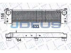 JDEUS 817M38 tarpinis suslėgto oro aušintuvas, kompresorius 
 Variklis -> Oro tiekimas -> Įkrovos agregatas (turbo/superįkrova) -> Tarpinis suslėgto oro aušintuvas
6395010801