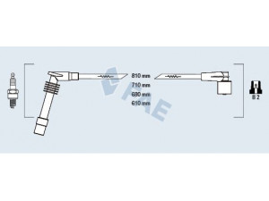 FAE 85083 uždegimo laido komplektas 
 Kibirkšties / kaitinamasis uždegimas -> Uždegimo laidai/jungtys
1282142, 1282143, 1282144, 1282145