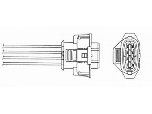 NGK 0418 lambda jutiklis 
 Variklis -> Variklio elektra
09 158 718, 855 389, 91 58 718