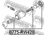 FEBEST 0775-RW420 remonto komplektas, stabdžių apkaba
53400-85851