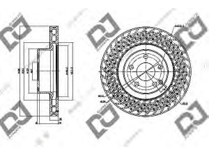 DJ PARTS BD1136 stabdžių diskas 
 Dviratė transporto priemonės -> Stabdžių sistema -> Stabdžių diskai / priedai
2204210812, 2204212512
