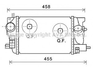 AVA QUALITY COOLING OL4593 tarpinis suslėgto oro aušintuvas, kompresorius 
 Variklis -> Oro tiekimas -> Įkrovos agregatas (turbo/superįkrova) -> Tarpinis suslėgto oro aušintuvas
1302142, 13283252