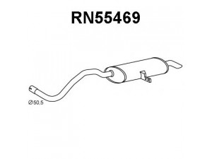 VENEPORTE RN55469 galinis duslintuvas 
 Išmetimo sistema -> Duslintuvas
200107845R