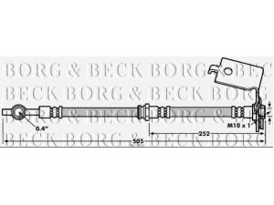 BORG & BECK BBH7058 stabdžių žarnelė 
 Stabdžių sistema -> Stabdžių žarnelės
5881226150