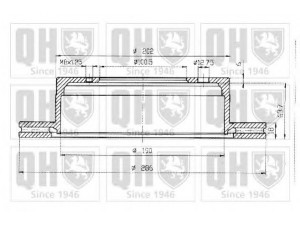 QUINTON HAZELL BDC3922 stabdžių diskas 
 Stabdžių sistema -> Diskinis stabdys -> Stabdžių diskas
43206-32G00, 43206-32G01
