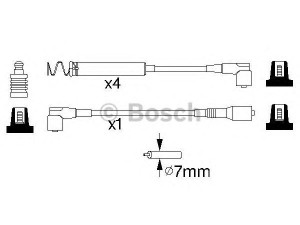 BOSCH 0 986 356 746 uždegimo laido komplektas 
 Kibirkšties / kaitinamasis uždegimas -> Uždegimo laidai/jungtys
90421699, 90442058, 90542968, 90421699