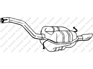 BOSAL 233-205 galinis duslintuvas 
 Išmetimo sistema -> Duslintuvas
3C0 253 609 AB, 3C0 253 609 CQ