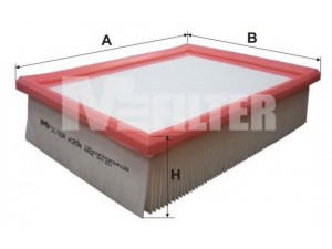 MFILTER K 294 oro filtras 
 Techninės priežiūros dalys -> Techninės priežiūros intervalai
834 585, 90 469 336, 90469336, 90469336