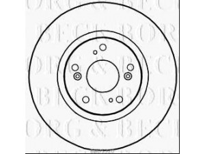 BORG & BECK BBD5320 stabdžių diskas 
 Dviratė transporto priemonės -> Stabdžių sistema -> Stabdžių diskai / priedai
45251TV2E00, 45251TV2E01