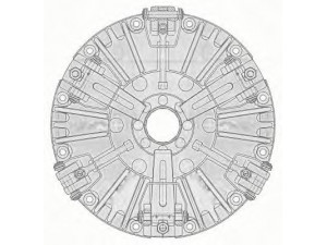 SACHS 1882 258 004 sankabos suspaudimo plokštelė