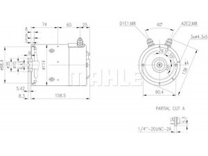 MAHLE ORIGINAL MM 273 elektrovariklis