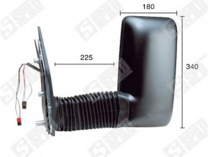 SPILU 51336 išorinis veidrodėlis 
 Kėbulas -> Langai/veidrodėliai -> Veidrodėlis
500325748