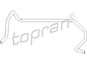 TOPRAN 301 431 radiatoriaus žarna 
 Aušinimo sistema -> Žarnelės/vamzdeliai/sujungimai -> Radiatoriaus žarnos
1 076 259, 1 101 020, 1 134 874