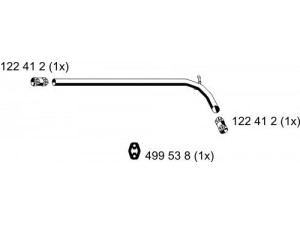 ERNST 112529 išleidimo kolektorius 
 Išmetimo sistema -> Išmetimo vamzdžiai
6E0 253 201