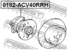 FEBEST 0182-ACV40RRH rato stebulė 
 Ašies montavimas/vairavimo mechanizmas/ratai -> Rato stebulė/montavimas -> Rato stebulė
42450-48010, 42450-48011