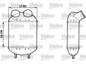 VALEO 816610 tarpinis suslėgto oro aušintuvas, kompresorius 
 Variklis -> Oro tiekimas -> Įkrovos agregatas (turbo/superįkrova) -> Tarpinis suslėgto oro aušintuvas
7700766344, 7700775150