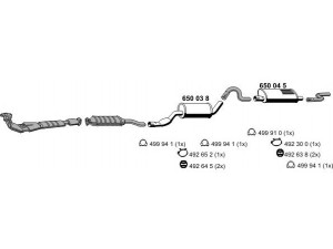 ERNST 210106 išmetimo sistema 
 Išmetimo sistema -> Išmetimo sistema, visa