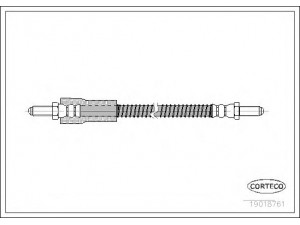CORTECO 19018761 stabdžių žarnelė 
 Stabdžių sistema -> Stabdžių žarnelės
NRC4401