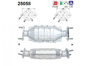 AS 25058 katalizatoriaus keitiklis 
 Išmetimo sistema -> Katalizatoriaus keitiklis
KF4020600A
