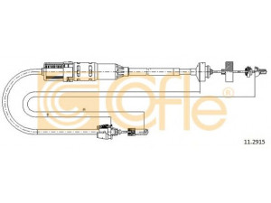 COFLE 11.2915 sankabos trosas 
 Dviratė transporto priemonės -> Kabeliai ir tachometro velenaai -> Sankabos trosas
6025304915