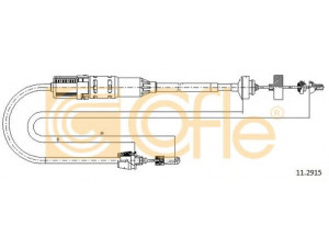 COFLE 11.2915 sankabos trosas 
 Dviratė transporto priemonės -> Kabeliai ir tachometro velenaai -> Sankabos trosas
6025304915