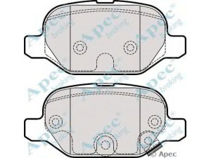 APEC braking PAD1906 stabdžių trinkelių rinkinys, diskinis stabdys 
 Techninės priežiūros dalys -> Papildomas remontas
77366388