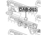 FEBEST DAB-003 įvorė, amortizatorius
96308617