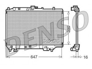 NPS DRM44006 radiatorius, variklio aušinimas 
 Aušinimo sistema -> Radiatorius/alyvos aušintuvas -> Radiatorius/dalys
B61S152000A, B61S152000C, B61S152000D