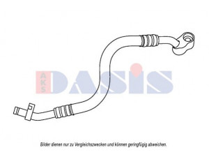 AKS DASIS 885892N aukšto slėgio linija, oro kondicionavimas 
 Oro kondicionavimas -> Žarnelės/vamzdeliai
2218301516, A2218301516