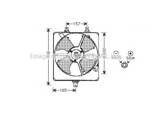AVA QUALITY COOLING HD7520 ventiliatorius, radiatoriaus