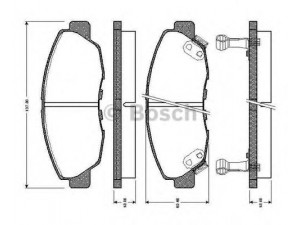 BOSCH 0 986 TB2 178 stabdžių trinkelių rinkinys, diskinis stabdys 
 Techninės priežiūros dalys -> Papildomas remontas
45022-SM4-A00
