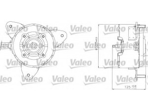 VALEO 698304 elektrovariklis, raditoriaus ventiliatorius 
 Aušinimo sistema -> Radiatoriaus ventiliatorius
1253-31, 125331, 1253-31, 125331