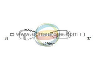 ODM-MULTIPARTS 18-162110 kardaninis velenas 
 Ratų pavara -> Kardaninis velenas
1491236080, 32735S, 3273CJ, 3273Q8