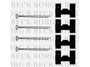BORG & BECK BBK1073 priedų komplektas, diskinių stabdžių trinkelės 
 Stabdžių sistema -> Diskinis stabdys -> Stabdžių dalys/priedai
