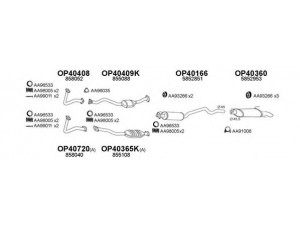 VENEPORTE 400492 išmetimo sistema