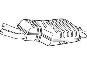 FENNO P1466 galinis duslintuvas 
 Išmetimo sistema -> Duslintuvas
18307785483