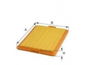 UNIFLUX FILTERS XA805 oro filtras 
 Filtrai -> Oro filtras
0060510292, 164100840200, 60 510 292