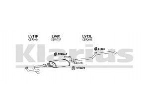 KLARIUS 160445U išmetimo sistema