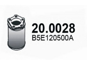 ASSO 20.0028 katalizatoriaus keitiklis
B5E120500A