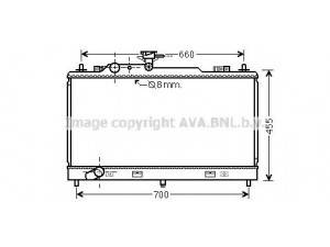 AVA QUALITY COOLING MZ2222 radiatorius, variklio aušinimas 
 Aušinimo sistema -> Radiatorius/alyvos aušintuvas -> Radiatorius/dalys
LFH115200B, LFH115200C