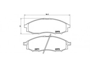 BREMBO P 56 049 stabdžių trinkelių rinkinys, diskinis stabdys 
 Techninės priežiūros dalys -> Papildomas remontas
410607Z026, 41060VK190, D1060VK190