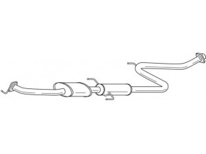 AKS DASIS SG44406 vidurinis duslintuvas