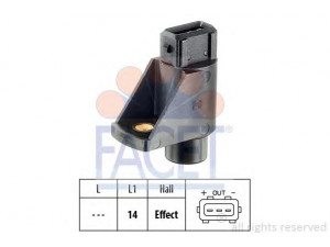 FACET 9.0042 jutiklis, skirstomojo veleno padėtis 
 Elektros įranga -> Jutikliai
12 38 911, 45 04 296, 90 357 480