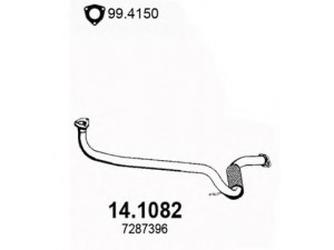 ASSO 14.1082 išleidimo kolektorius 
 Išmetimo sistema -> Išmetimo vamzdžiai
1013036, 1013038, 1492208, 7287396