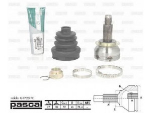 PASCAL G17027PC jungčių komplektas, kardaninis velenas
28321-AG000, 28321-AG010