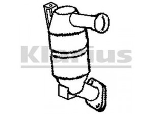 KLARIUS 322457 katalizatoriaus keitiklis 
 Išmetimo sistema -> Katalizatoriaus keitiklis
8200454328, 8200570184, 8200747076