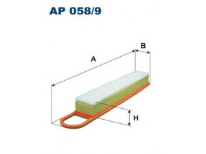 FILTRON AP058/9 oro filtras 
 Techninės priežiūros dalys -> Techninės priežiūros intervalai
1444RW, 1444RV